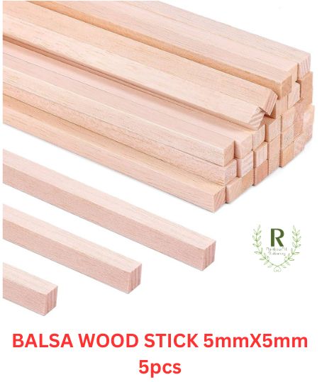 Balsa Wood Stick / Kayu Balsa Length 30cm