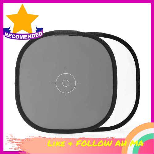 BEST SELLER 300mm Portable Photography Reflector Gray and White Balance Card Photographic White Balance Focus-Board Photography Accessory (Standard)