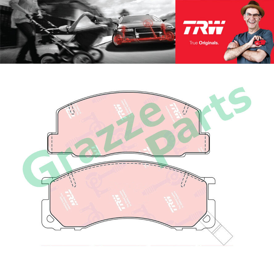 TRW Brake Pad Front for GDB3086 - Toyota Estima TCR11 TCR21