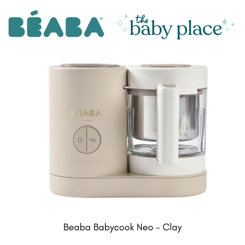 Beaba Babycook Neo Baby Food Processor | 6-in-1 Food Maker Steam Blend Sterilize (2+3Y Warranty)