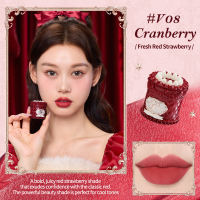 Flower Knows Strawberry Cupid Collection Cake Lip Cream 5ml 9 color velvet lipstick Blurs lip lines