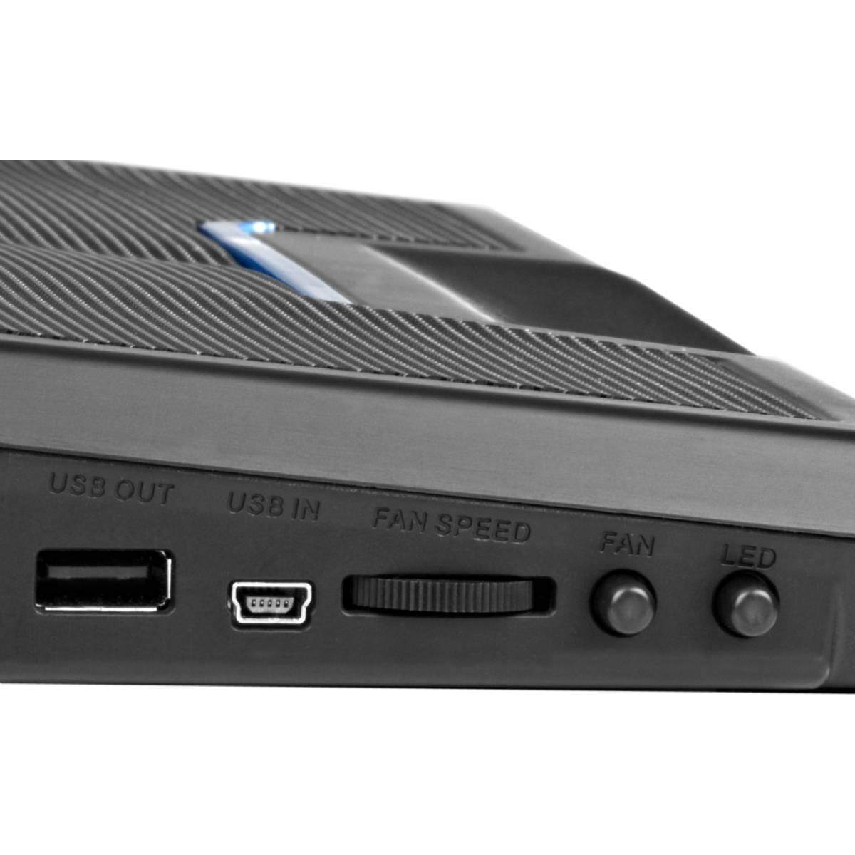 Cooler Master Notepal X3 200mm Silent Adjustable Blue LED Fan Ergonomic Mesh USB 2.0 Gaming Notebook Cooler for up to 17
