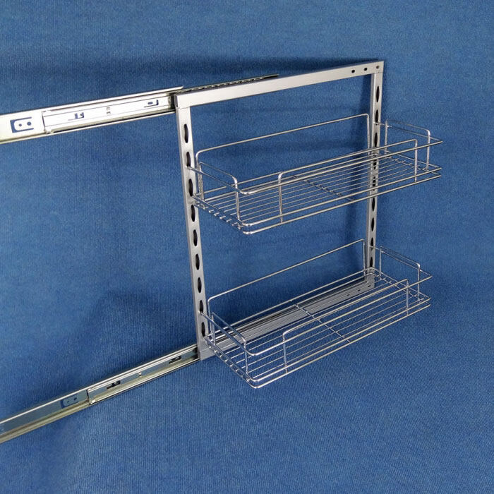 200mm Side Pull Out Basket for Kitchen Cabinet