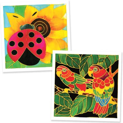 Babyyaya Batik Painting 2-in-1 Set Kids Art & Craft Set DIY Batik Lukisan 2 dalam 1 Mainan anak-kanak Kraf Tangan 蜡染画二合一套装