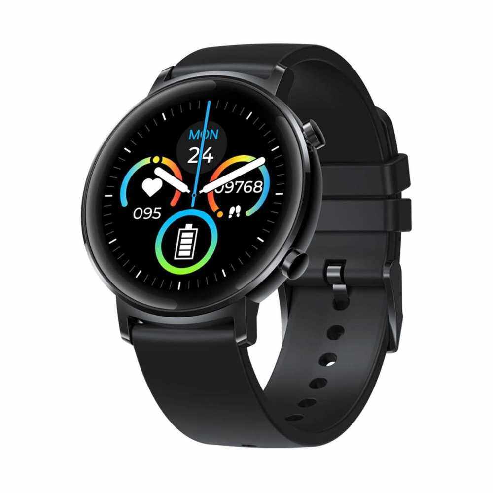 Zeblaze GTR Smart Watch Sport Watch 1.3-Inch IPS Screen BT5.1 Fitness Tracker 30-Meter Waterproof Sleep/Heart Rate/Blood Pressure Monitor Multiple Sports Mode Notification/Call/Sedentary Reminder Remote Camera Compatible with Android iOS Black (Black)