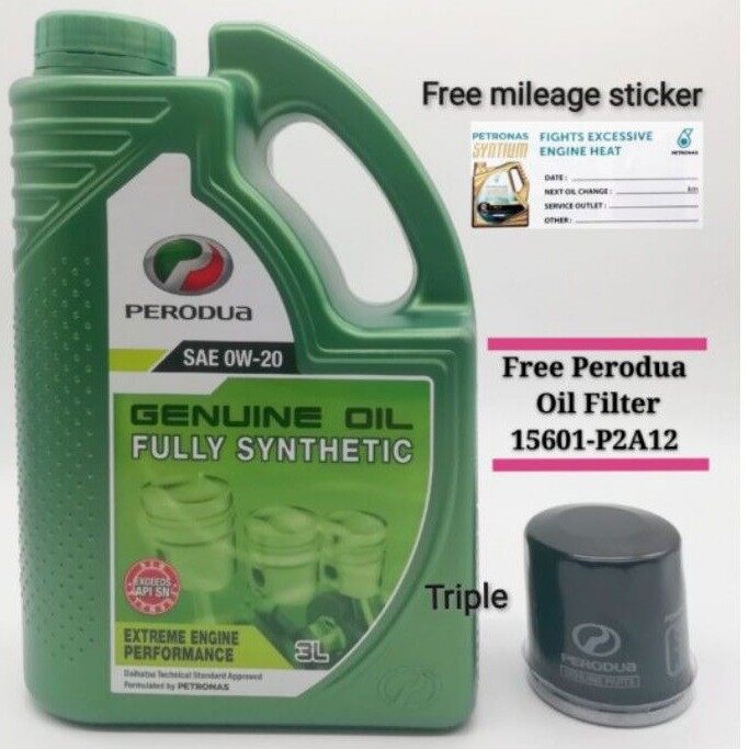 FULLY SYNTHETIC 0W20 3L ENGINE OIL WITH AXIA BEZZA OIL FILTER(P2A12