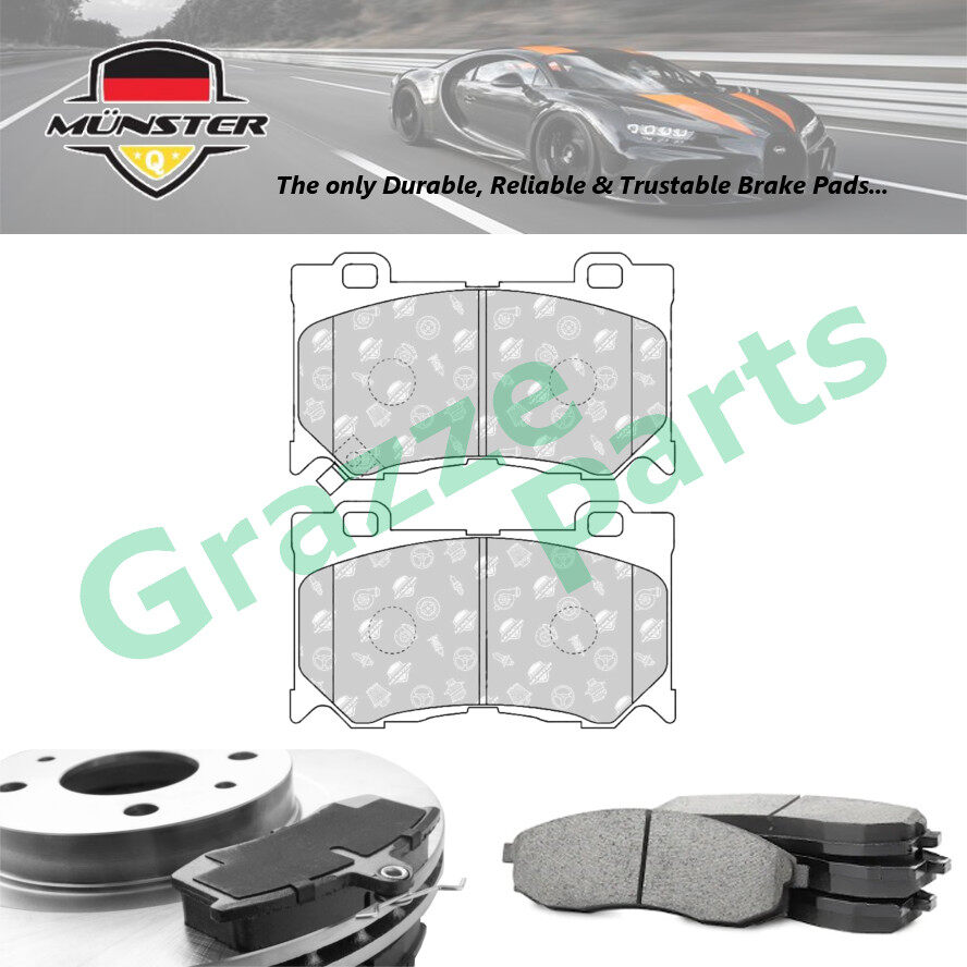 Münster Disc Brake Pad Front for Infiniti FX37 Q60 2.0 Coupe 2016 M274DE20 QX70 3.7 GT 2014 VQ37VHR