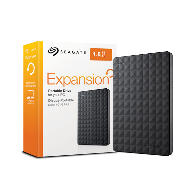 Seagate Expansion 1TB / 1.5TB / 2TB / 4TB USB 3.0 Portable External Hard Drive with Drag-and-Drop File Saving Windows Compatibility External Hard Disk