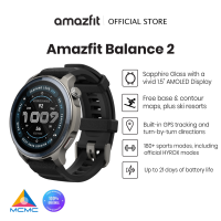 Amazfit Balance 2 47mm Smart Watch Free Maps & Ski Resorts Navigation With GPS 10 ATM Waterproof Fitness Tracker
