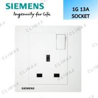 SIEMENS DELTA RELFA 1G 13A SOCKET - WHITE