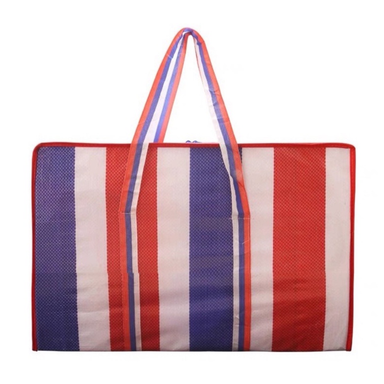 HK Red White Blue Tricolor Nylon Bag l 香港红白蓝胶袋