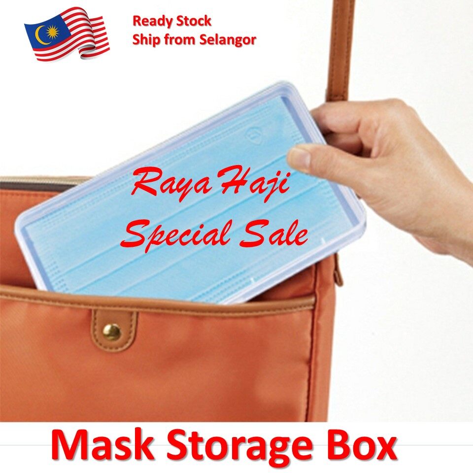 [8.8 READY STOCK] Mask Storage box Mask Keeper Mask Box Mask Casing