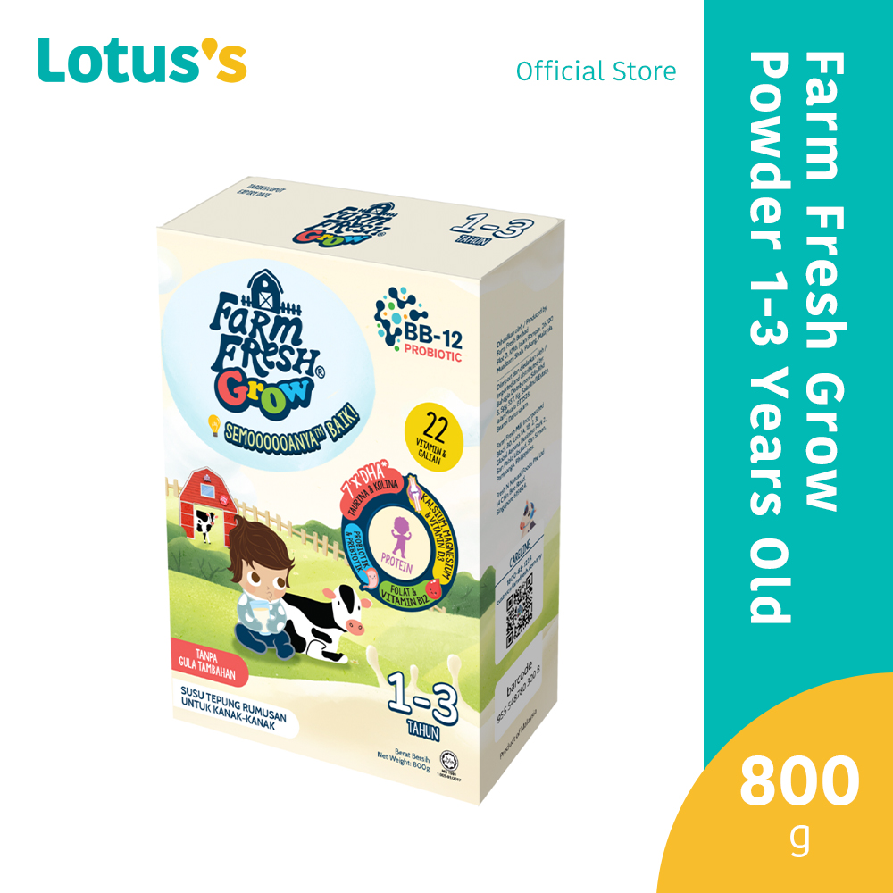Farm Fresh Grow Powder 1-3 Years Old 800g