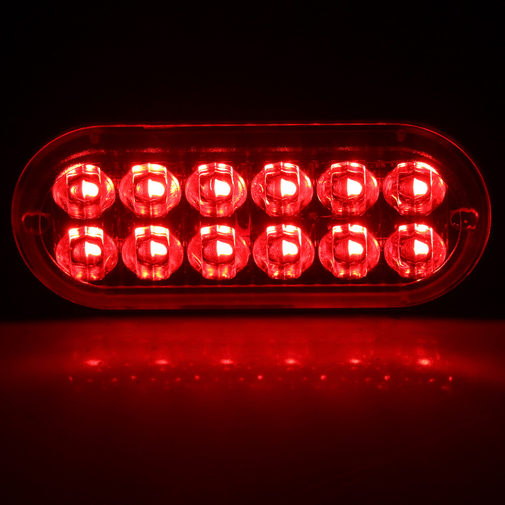 1 Chiếc Đèn Cảnh Sát LED Siêu Mỏng Công Suất Cao 12W 12V-24V 12 Đèn LED Cảnh Báo Nhấp Nháy Bên Hông Khẩn Cấp Xe Tải Xe Hơi Kiểu Dáng Xe Hơi