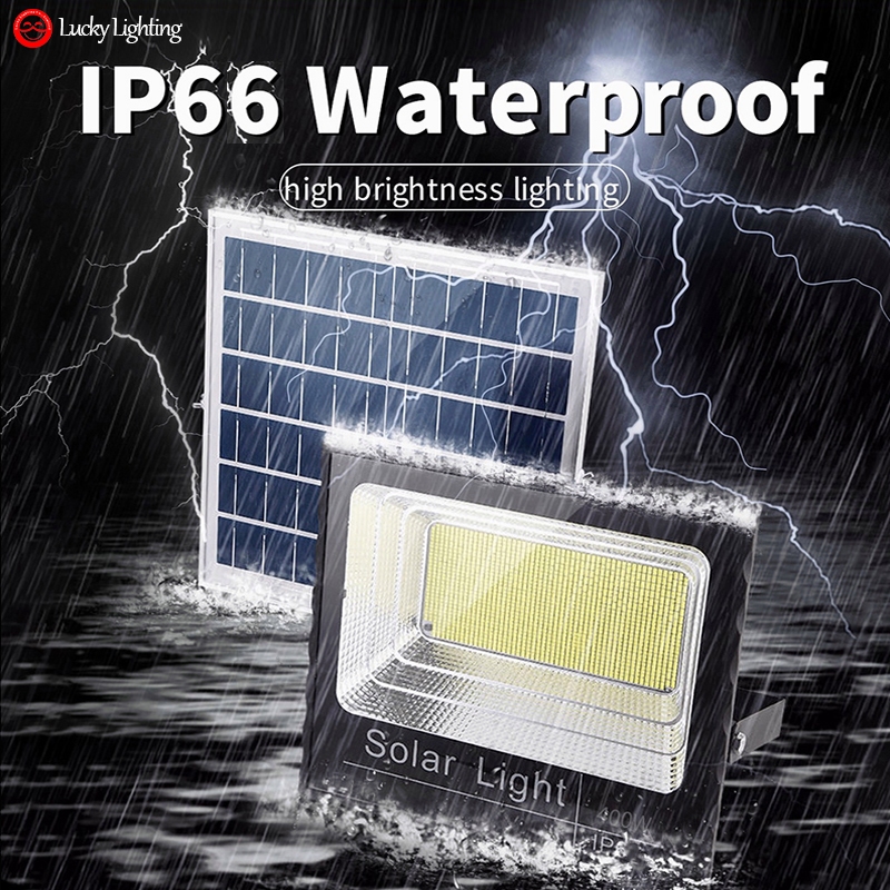 [ 2-3 days delivery ] Solar LED flood light 75W 100W 200W solar spotlight IP67 waterproof