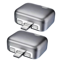 【Local Stock】Aitemay 2PCS Auto Disconnect Charging Adapter Type-C 140W Smart Auto Physical-Disconnect  Anti-Overcharge Protection for Safe Overnight Charging Fully charged separator