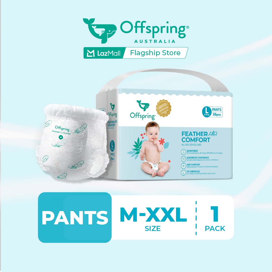 Offspring FeatherAir Comfort Baby Diapers Pants M44/L38/XL32/XXL28