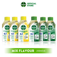 【Family Bulk Stock-6Pack】Dettol Washing Machine Cleaner Antibacterial Universal Deep Cleaning Limescale Remover Deodorizing