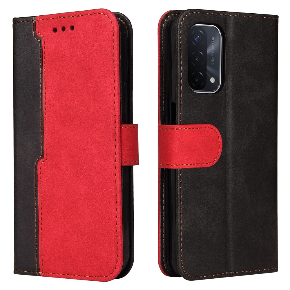 Cho Oppo A17 A17K A57S A77S A57 A77 A76 A96 A55 A54 A74 A94 4G A16 A16K A15 A15S A93 A73 A53 2020 vỏ điện thoại ví da với dây đeo tay khe cắm thẻ vỏ lật bảo vệ vỏ