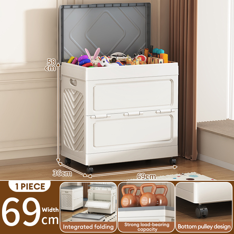 Large Storage Cabinet Clothing Storage Organizer Transparent Storage Box With Lid Foldable Wardrobe Storage Box Organizer 收纳盒/收纳箱