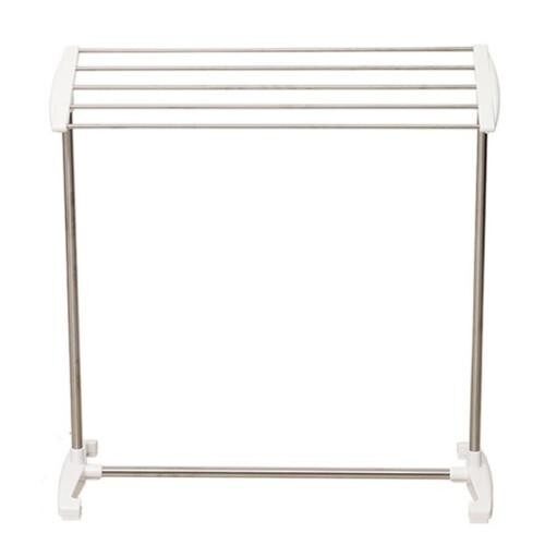 [LOCAL READY STOCKS] 5 Bars Metal Towel Rack Stand Cloth Hanger Large Capacity/5 Bar Rak Tuala Logam Penyangkut Kain Berkapasiti Besar
