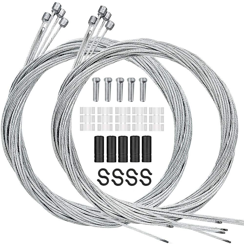 10 cái số xe đạp cáp xe đạp chuyên nghiệp số xe đạp bộ cáp cho núi và xe đạp đường trường Miễn phí lắp ráp phụ kiện