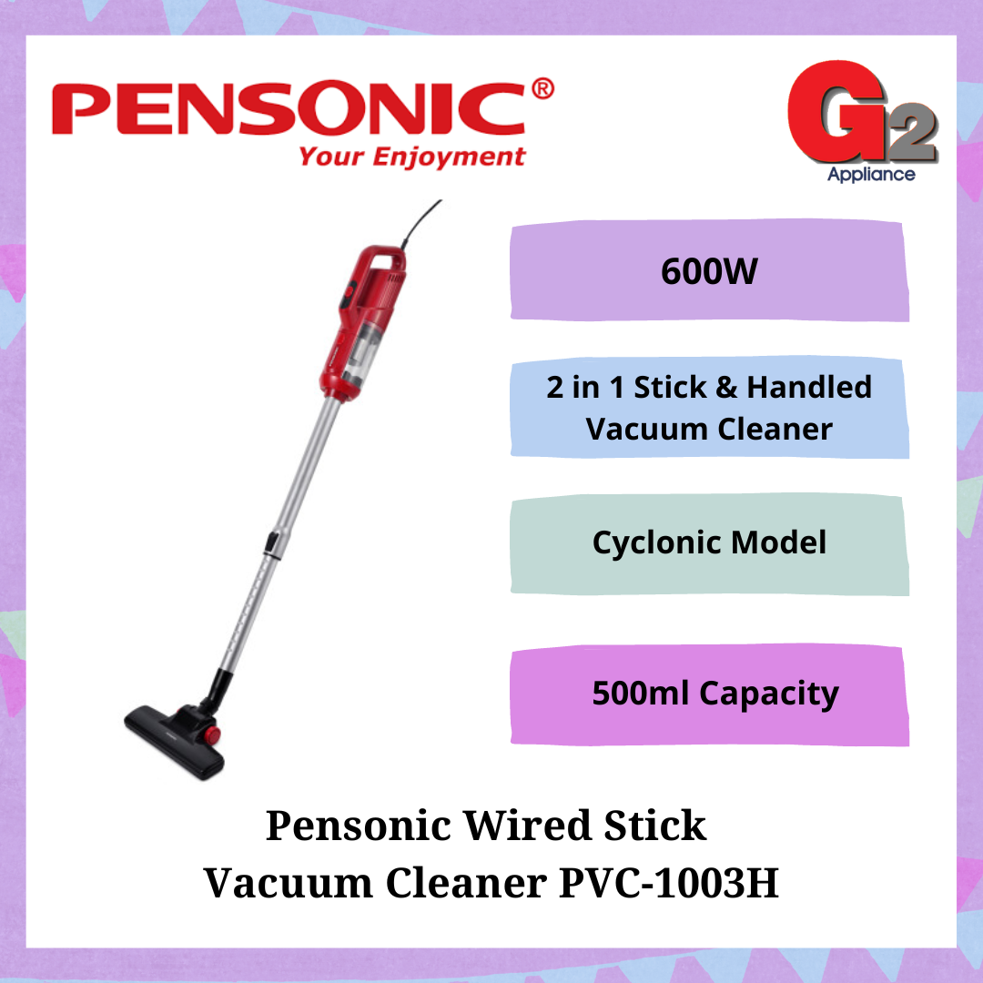 Pensonic ( Ready Stock ) Wired Stick  Vacuum Cleaner PVC-1003H
