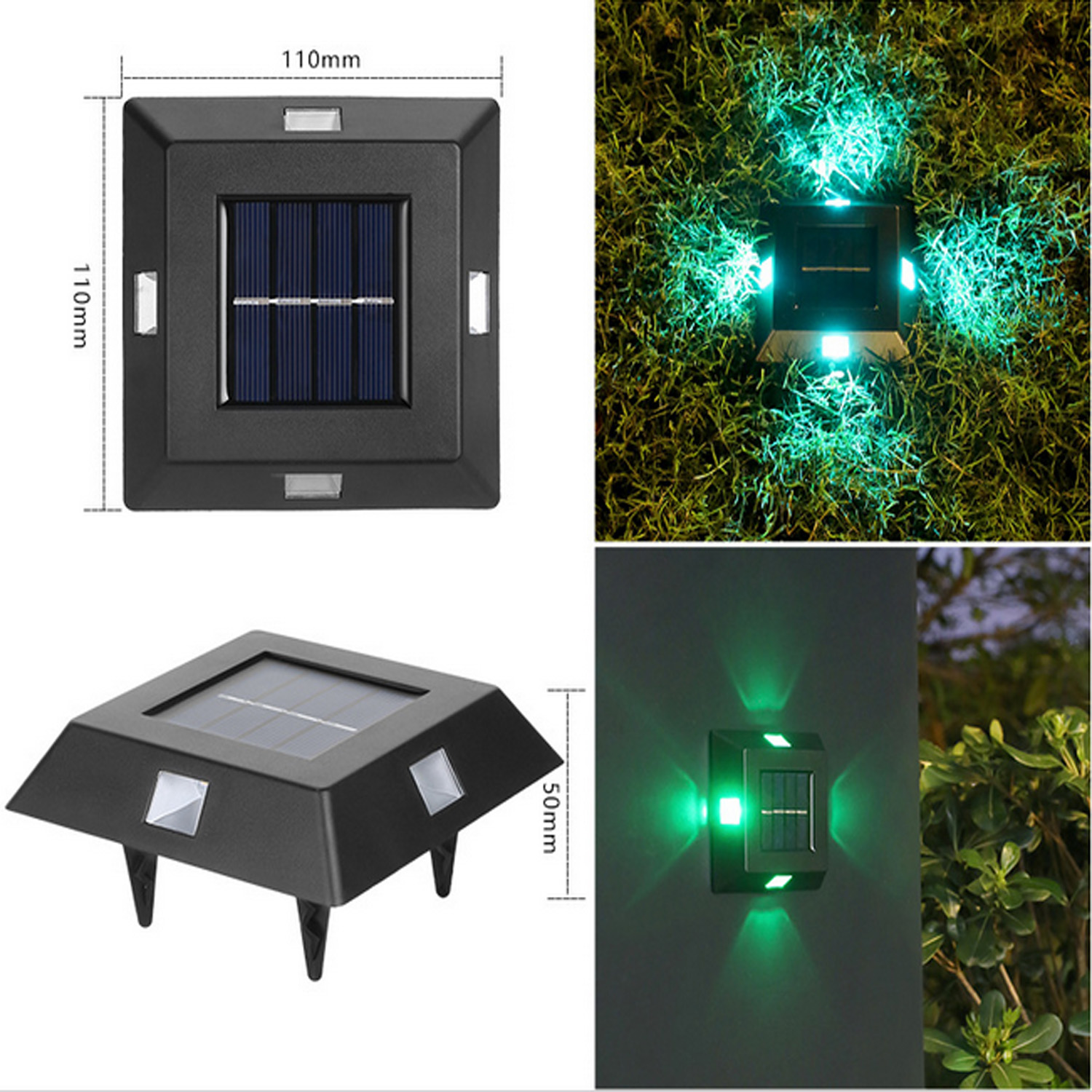 RED HORSE Outdoor Solar LED Garden Light Solar Power Ground Light Sensor Outdoor Garden Floor Lamp Lampu Taman Solar Floor Light 太阳能灯