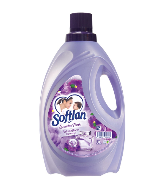 Softlan / Anti Wrinkles Lavender Fresh (Purple) / Fabric Softener / 3L