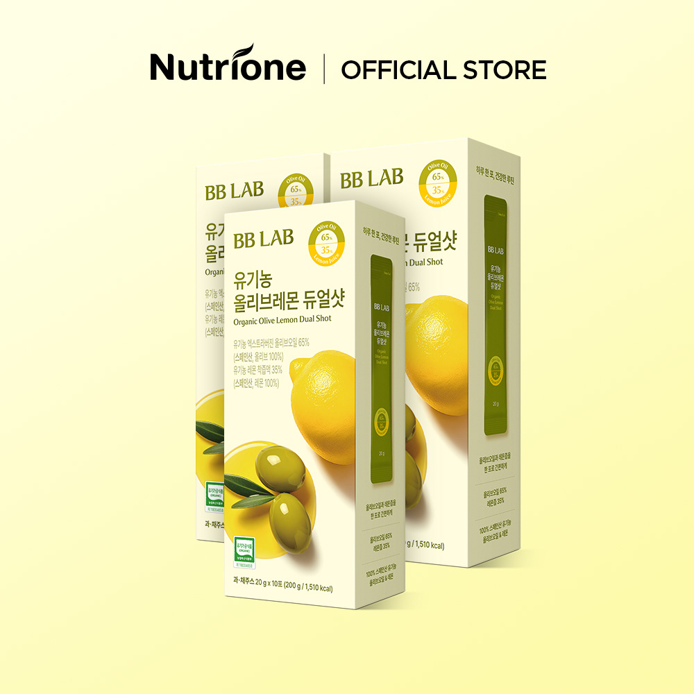 NUTRIONE BB LAB Organic Olive Lemon Dual Shot (20g x 10 sticks)