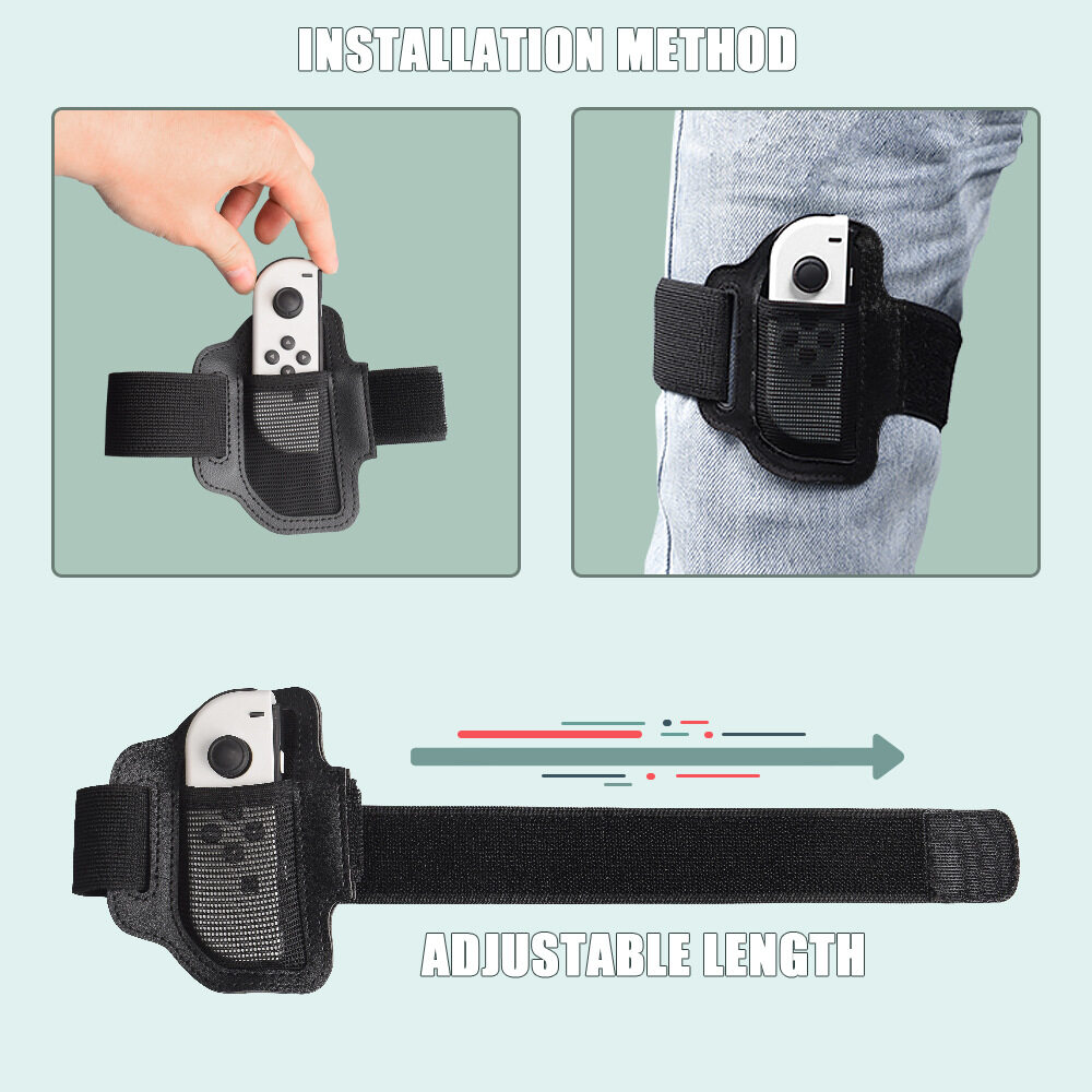 Leg Strap Adjustable Sport Band For Nintendo Switch Joy-con Ring Fit Adventure Game ( 2 PCS)