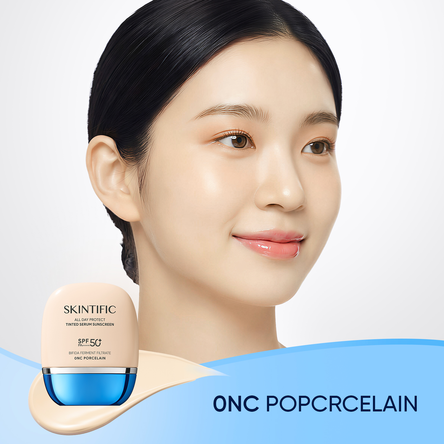 <5.5 NEW LAUNCH>SKINTIFIC All Day Protect 3 in 1Tinted Serum Sunscreen SPF50+PA++++Soft Glow Perfect Coverage 8H Lasting