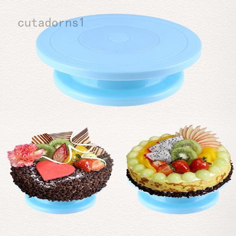 【Modern housewives】 Baking Turntable Rotating Cake Decorating Table Plastic Decorating Tools DIY Baking Cake Turntable
