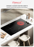 Firenzzi Flexi Size FRD-2388 FX 2-in-1 Induction & Ceramic Cooker