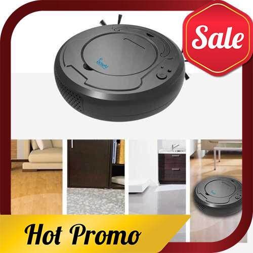 1800PA 3in1 Rechargeable Intelligent Sweeping Robot (Black)