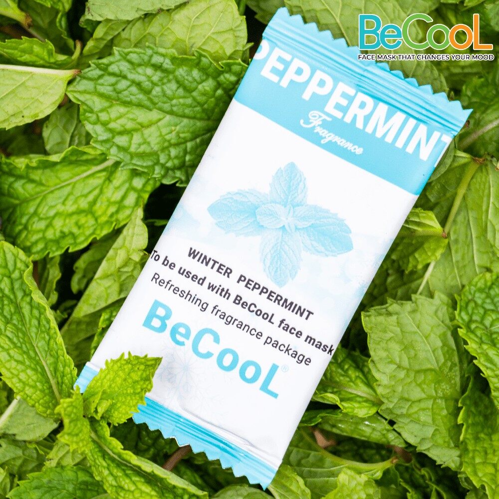 People's Choice Ready Stock BeCool Fragrance Use with BeCool Agion Antimicrobial Face Mask with Scent Pouch