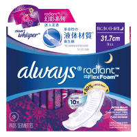 P&G Whisper Always Infinity Anti-Bacteria Flex Foam Liquid Sanitary Pad 24/27/34cm 宝洁护舒宝超薄量多日用液体卫生巾