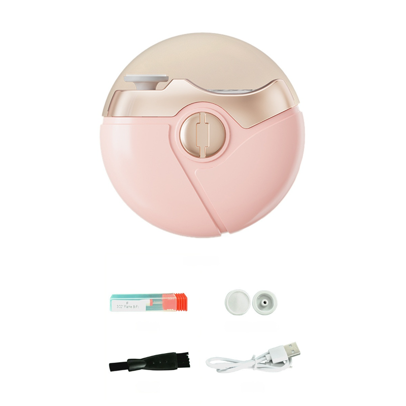 【German Precision】Electric Nail Clipper 电动指甲 Electric Automatic Nail Clippers with Light Rechargeable Fingernail Trimmer Nail Clipper Manicures Home Use Automatic Baby Adult Nail Trimmer Care Kit