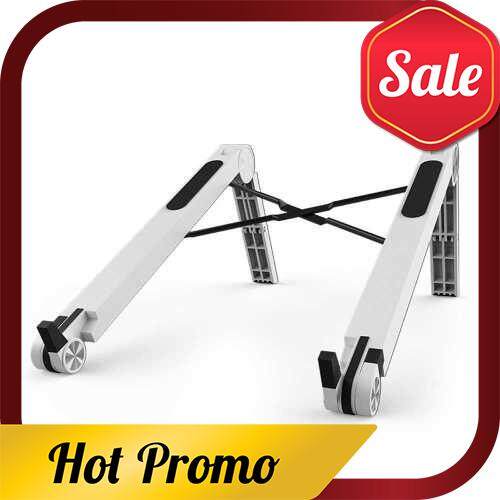 X-Shape Adjustable Foldable Lightweight Laptop Stand Desktop Notebook Holder Desk Laptop Stand (White)