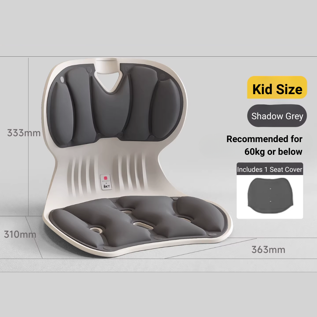 BKT Chair Support Lumbar Support Seat Cushion Chair Back Support Back Pain Waist Cushion Ergonomic Chair Sitting Posture Study Office Chair Waist Support Cushion Long Term Sitting 护腰坐垫椅