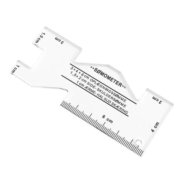 1PCS Precision Seam Measuring Gauge Quilting Ruler Template Sewing Ruler DIY Patchwork Sewing Quilting Craft Accessories Tools
