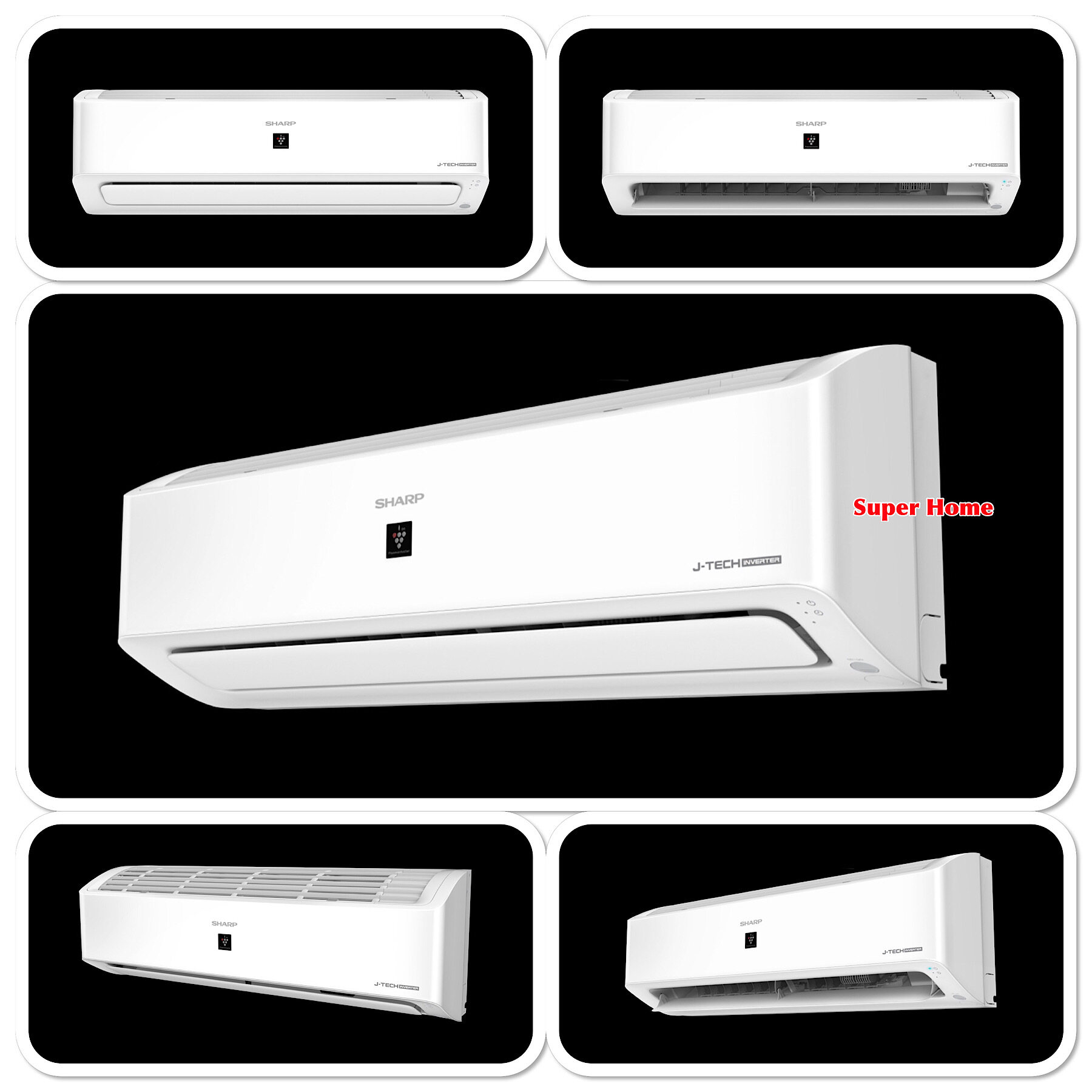 Sharp JTech Inverter Plasmacluster Ions Aircond AHXP10YMD & AUX10YMD