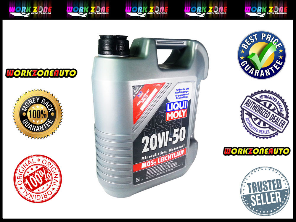 (Old Stock Clearance) Liqui Moly MoS2 Leichtlauf Low Friction 20W50