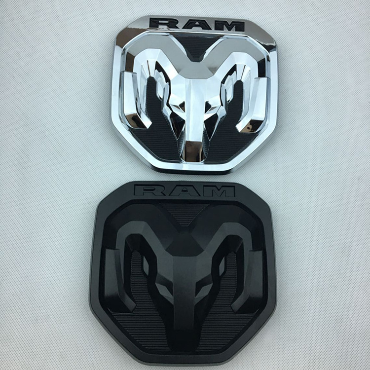 （QQ Tiny Spot） Applicable 2019 Dodge Ram Pickup RAM1500 Car Logo Modification label Ram Rear Car Labeling