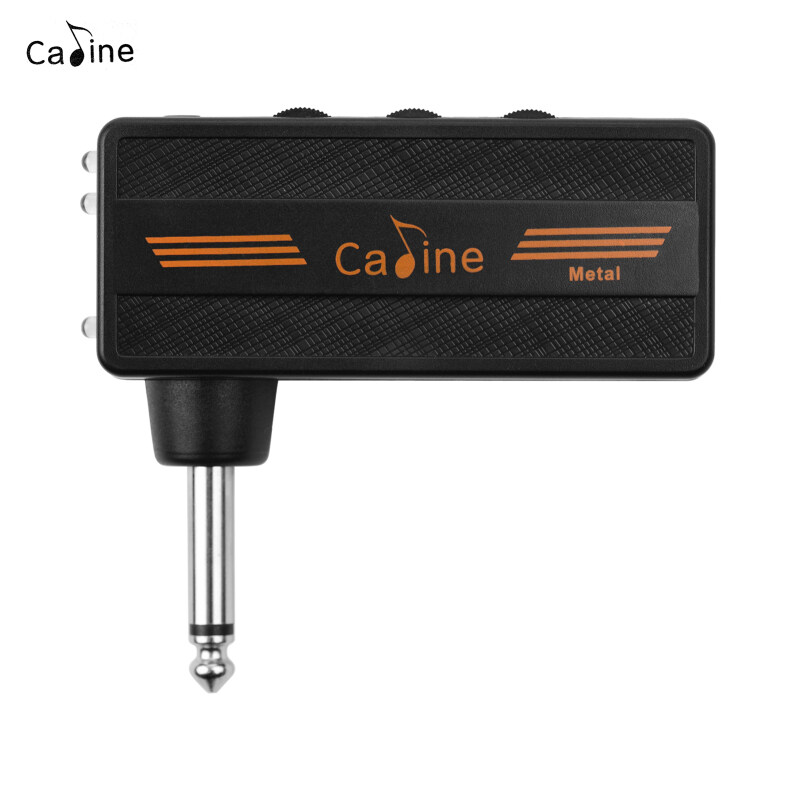 Caline CA-101 Guitar Bộ Khuếch Đại Cho Tai Nghe Chụp Tai Ổ Cắm Mini Khuếch Đại Có Thể Sạc Lại Với Hiệu Ứng Bóp Méo Âm Thanh Cho Điện Guitar