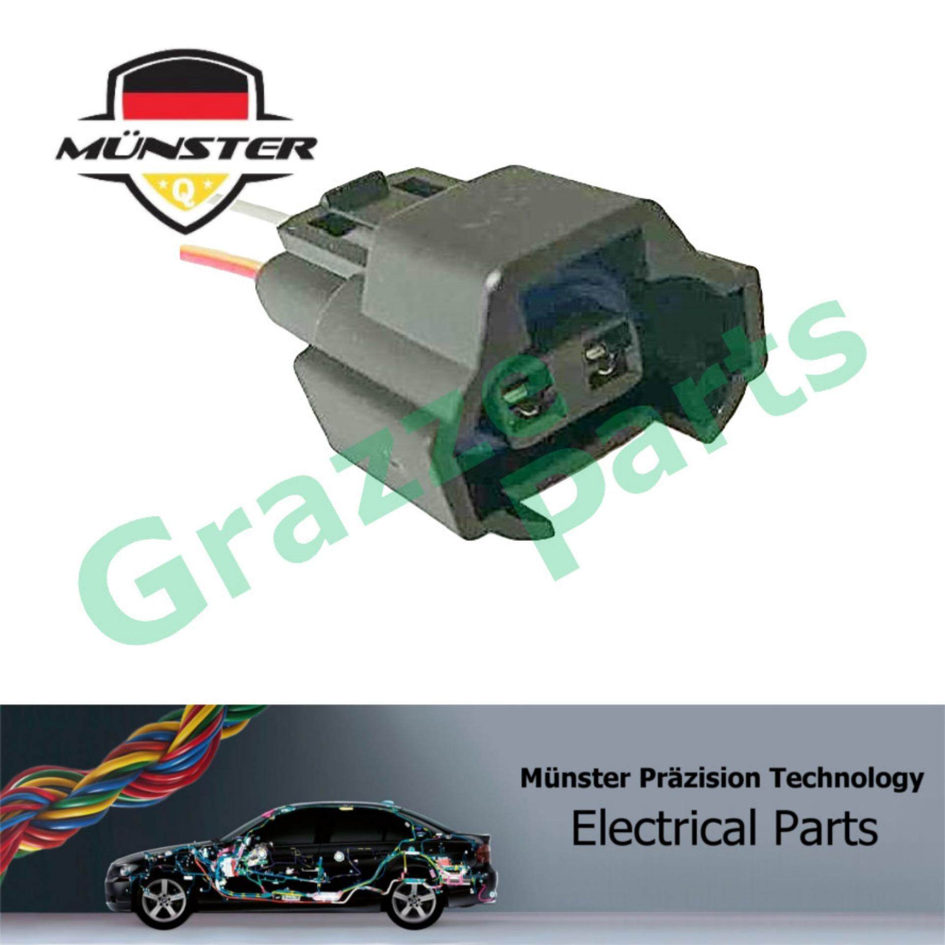 Münster 2-Pin Socket Fuel Injector Electrical MG008 Toyota 2RZFE 2JZGTE 5VZFE Engine