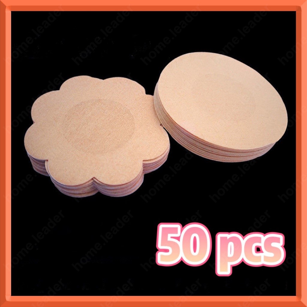 50Pcs Womens Disposable Nipple Stickers Invisible Breast Nipple Cover Sticker Nipple Tape