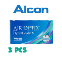(3 pcs) Alcon Air Optix Plus Hydraglyde Monthly Disposable Lens 1 Month Clear Contact Lenses