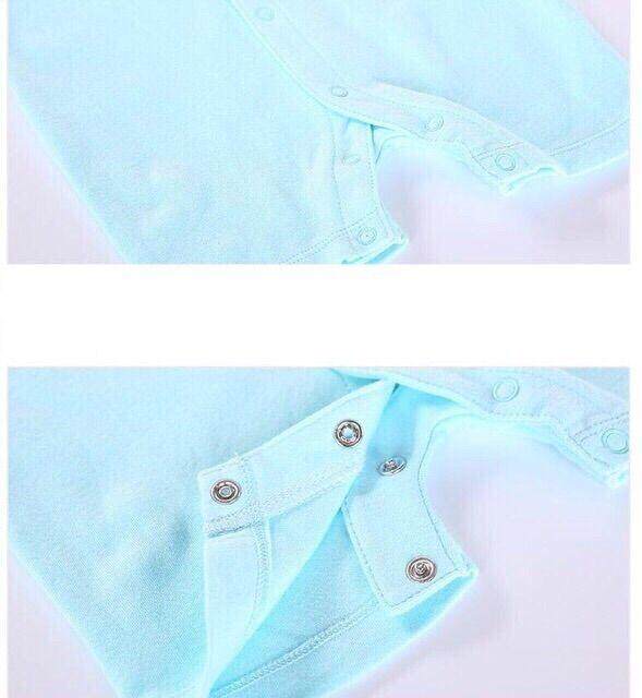 3 Pcs in Pack Cotton Suit Baby Button Jumpsuit Romper + Free Gift - Random Design