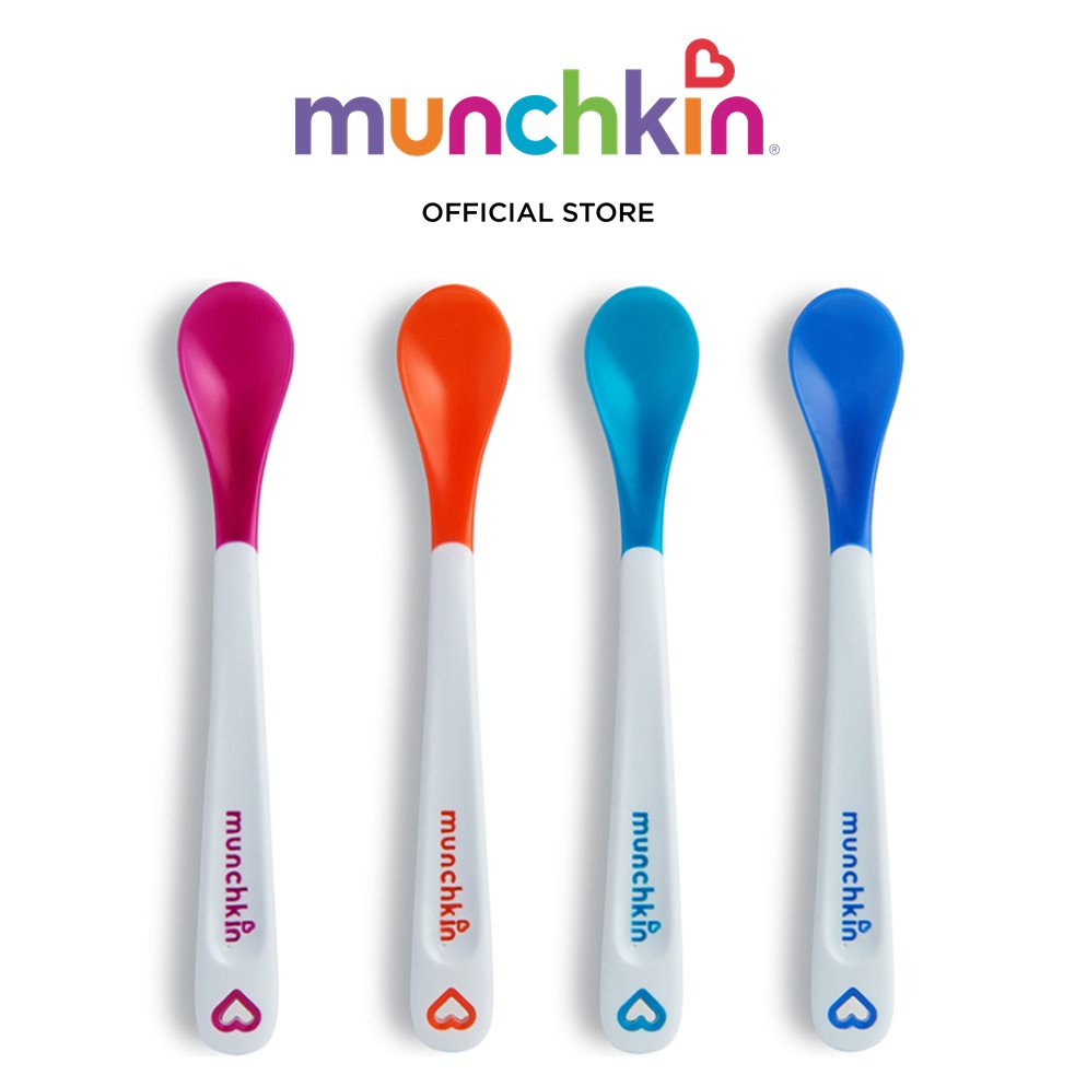 Munchkin White Hot Safety Spoons - 4pk (Plastic)